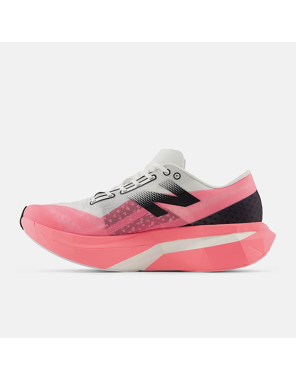 NEWBALANCE WOMEN FUELCELL SUPERCOMP ELITE V4 ULTRA PINK WITH WHITE AND BLACK