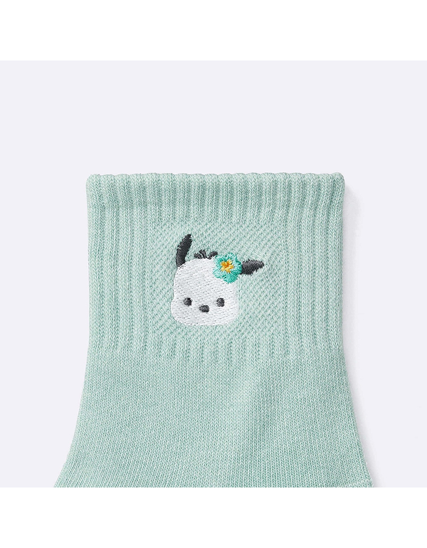 GU X SANRIO WOMEN CHARACTER SOCKS 3CHARACTER