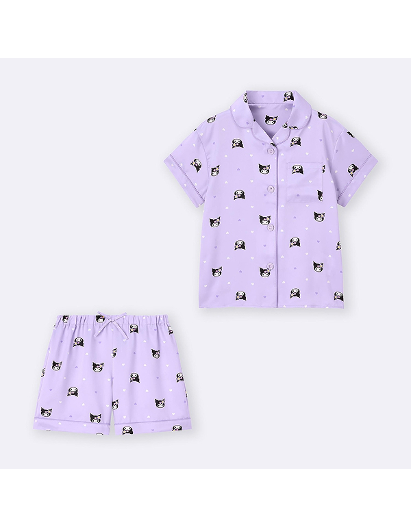 GU X SANRIO KIDS CHARACTER PAZAMA 3CHARACTER