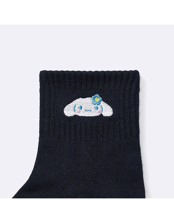 GU X SANRIO KIDS CHARACTER SOCKS 3CHARACTER
