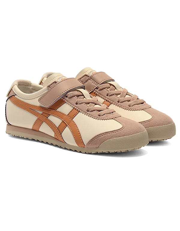 ONITSUKATIGER KIDS MEXICO 66 BROWN BIRCH RUST ORANGE