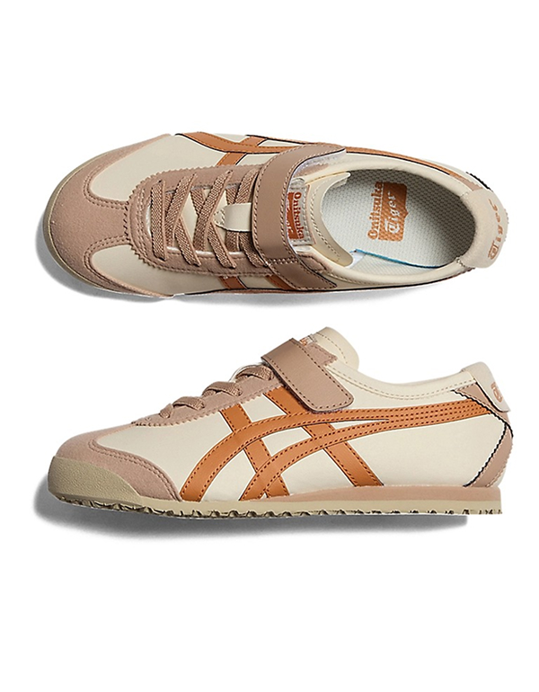 ONITSUKATIGER KIDS MEXICO 66 BROWN BIRCH RUST ORANGE