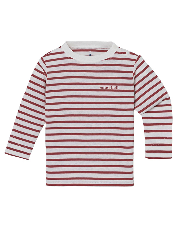 MONTBELL BABY BORDER LONGSLEEVE T 3COLOR