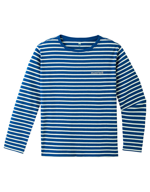MONTBELL KIDS BORDER LONGSLEEVE T 140-160 3COLOR
