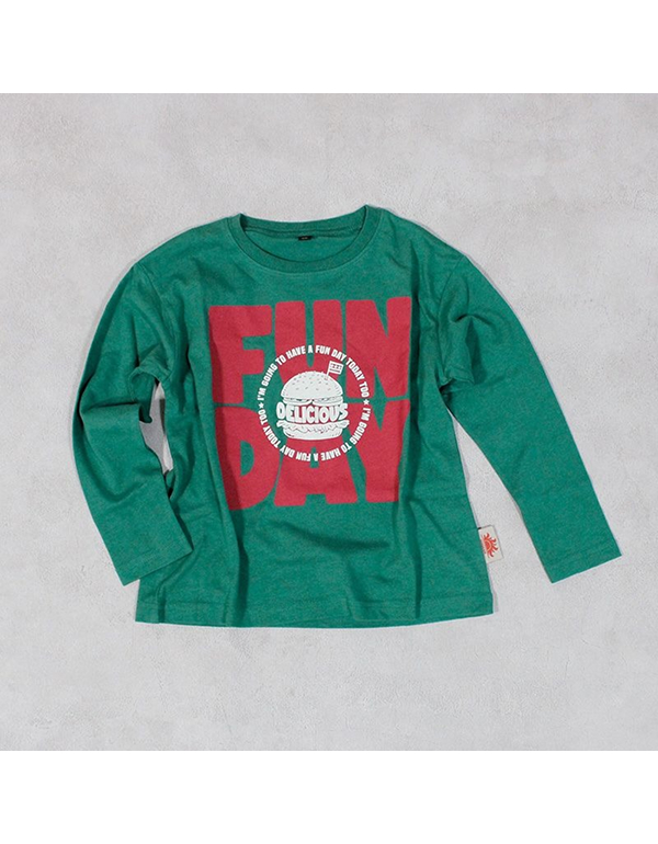 MARKEYS PRINT LONG SLEEVE TEE WITH STAIN RESISTANT FINISH 6COLOR