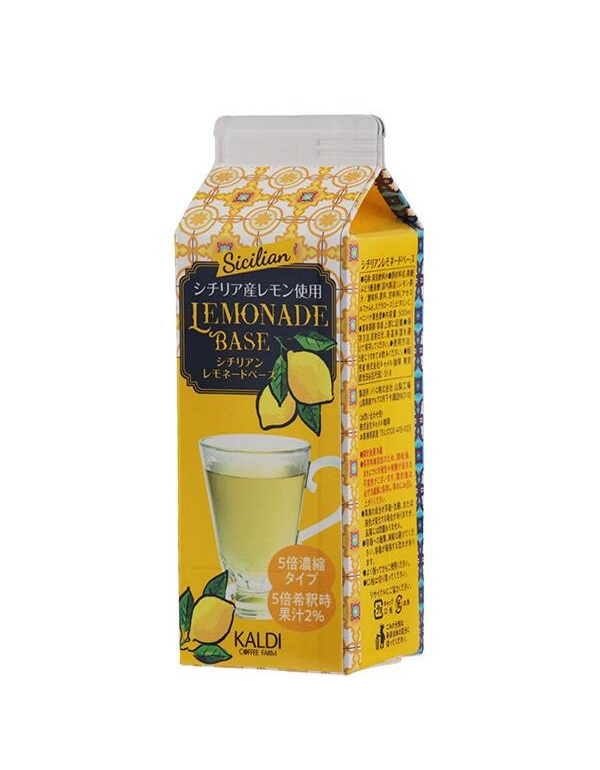 칼디 시칠리아 레몬에이드 베이스 500ML