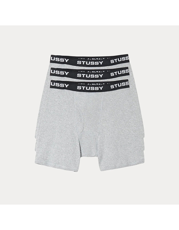 STUSSY BOXER BRIEFS 3PACK 3COLOR
