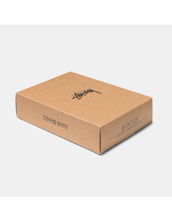STUSSY BOXER BRIEFS 3PACK 3COLOR