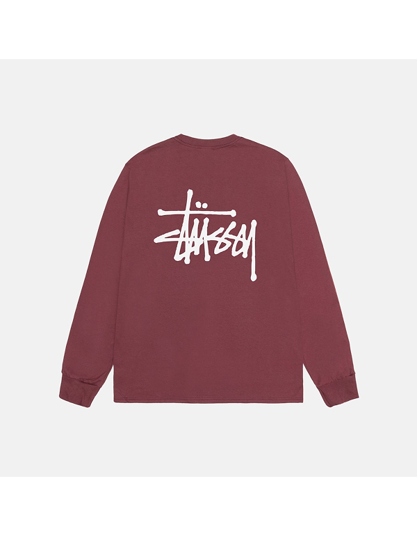 STUSSY BASIC STUSSY LS TEE 4COLOR