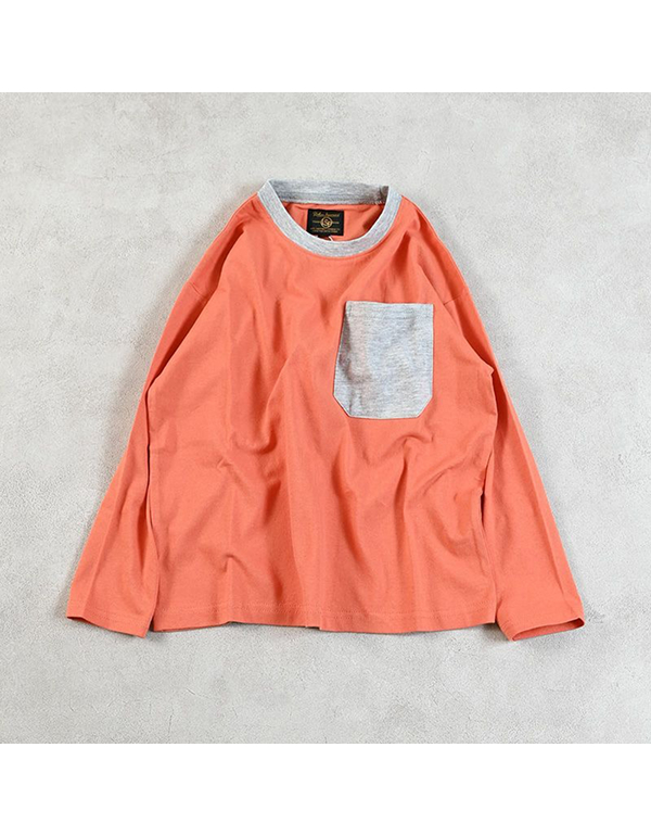 MARKEYS COLORBLOCK POCKET LONG SLEEVE TEE