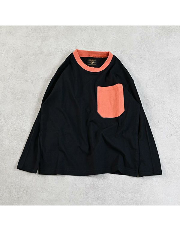 MARKEYS COLORBLOCK POCKET LONG SLEEVE TEE