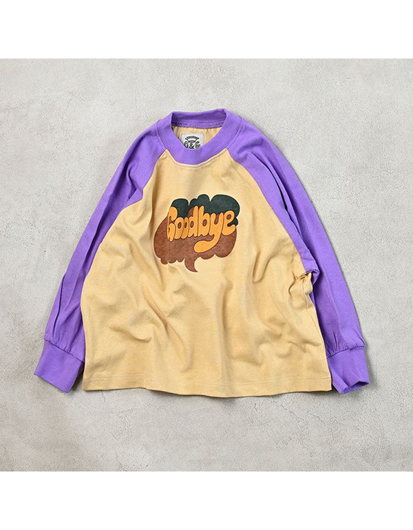 MARKEYS GOODBYE PRINT RAGLAN T SHIRT 3COLOR