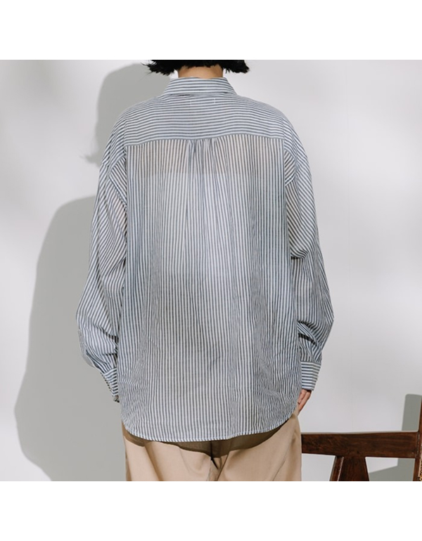 FREAKS STORE INDIA BOIL BASIC LONG SLEEVE SHIRT 2COLOR