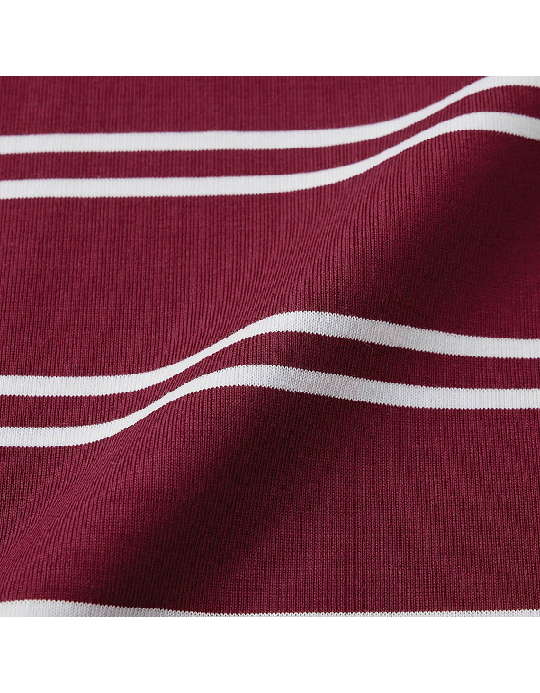 GU MEN RUGBY SHIRT BORDER 2COLOR