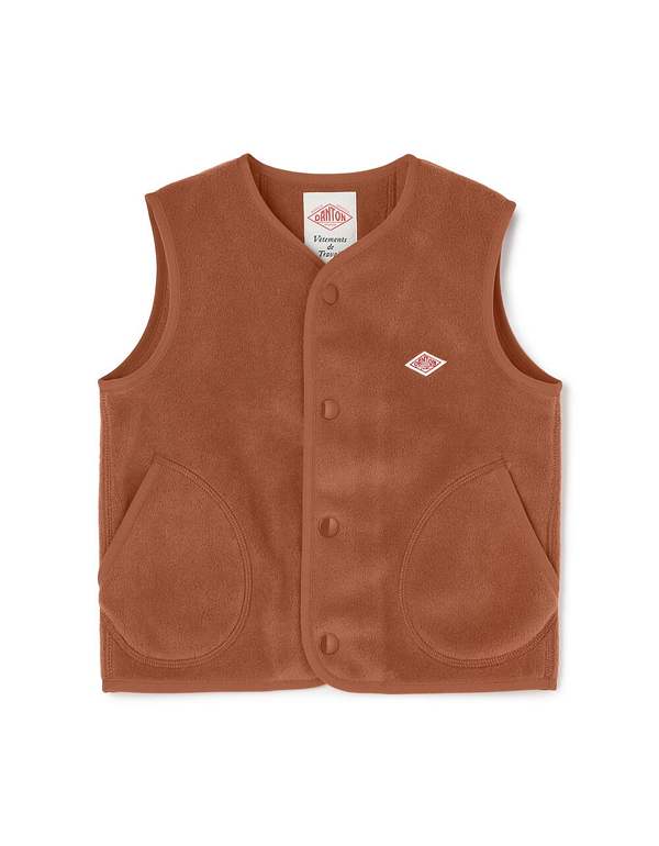 DANTON KIDS FLEECE COLLARLESS VEST 3COLOR