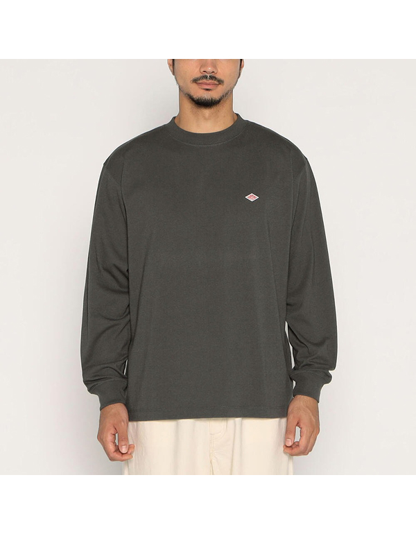 DANTON MENS LONG SLEEVE T-SHIRT PLAIN 7COLOR