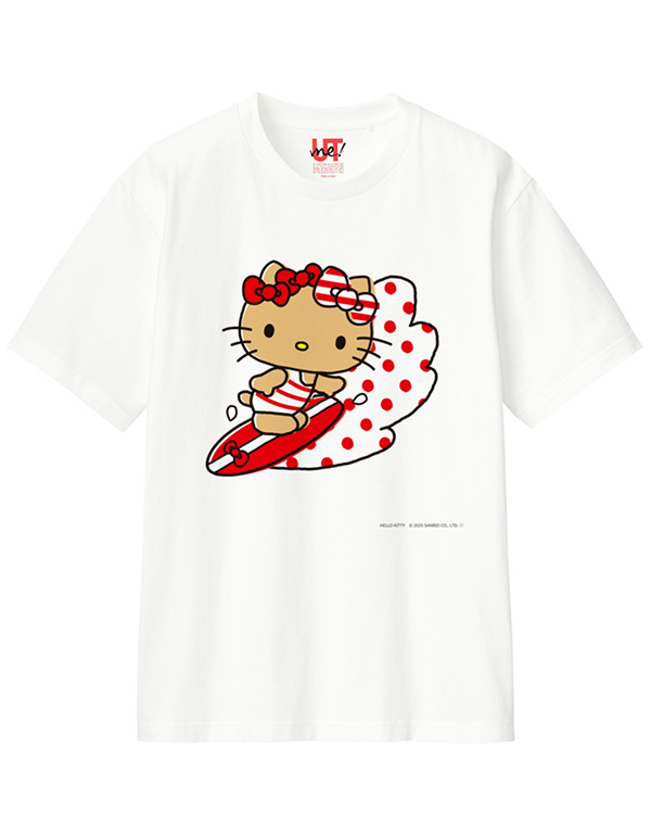 (어른용) 태닝키티 UNIQLO X UT SANRIO HELLO KITTY SUMMER DAYS ICEKITTY