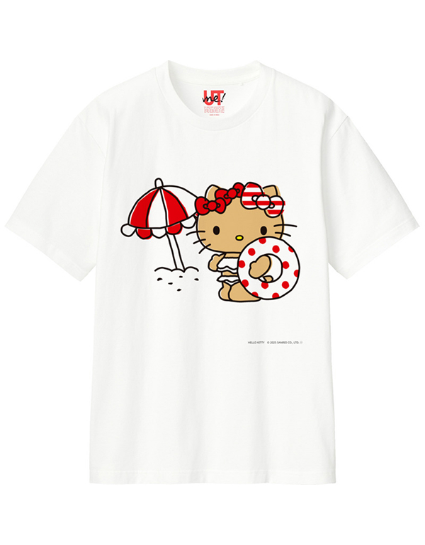 (어른용) 태닝키티 UNIQLO X UT SANRIO HELLO KITTY SUMMER DAYS ICEKITTY