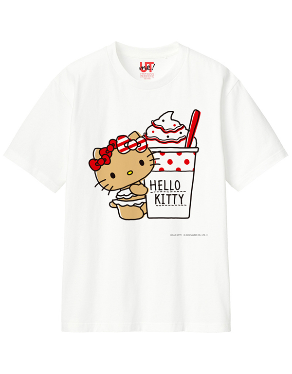 (어른용) 태닝키티 UNIQLO X UT SANRIO HELLO KITTY SUMMER DAYS ICEKITTY