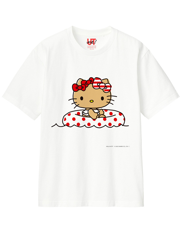 (어른용) 태닝키티 UNIQLO X UT SANRIO HELLO KITTY SUMMER DAYS ICEKITTY
