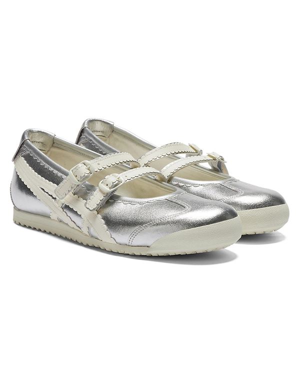 ONITSUKA WOMEN TIGER MEXICO 66 TGRS SILVER CREAM