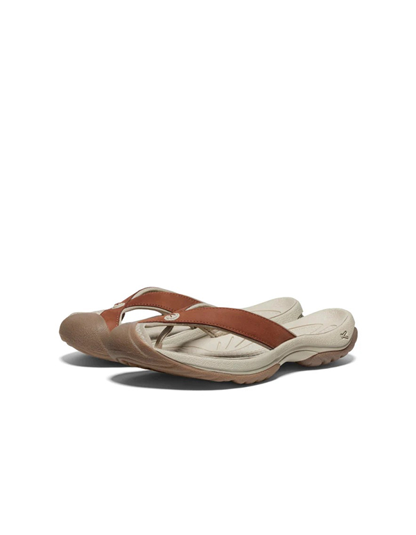 KEEN WOMENS WAIMEA TG SANDALS SORREL HORSE PLAZA TAUPE