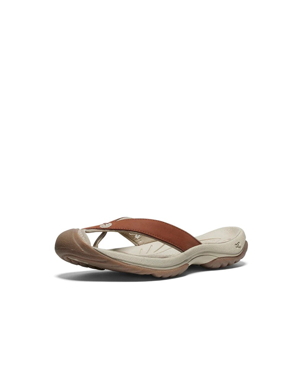 KEEN WOMENS WAIMEA TG SANDALS SORREL HORSE PLAZA TAUPE