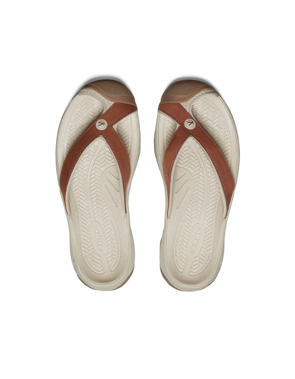 KEEN WOMENS WAIMEA TG SANDALS SORREL HORSE PLAZA TAUPE