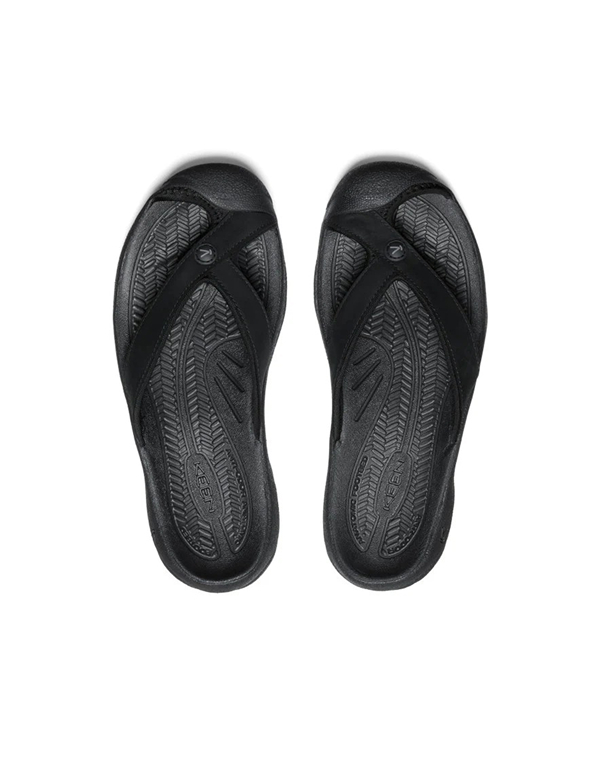 KEEN WOMENS WAIMEA TG SANDALS BLACK BLACK