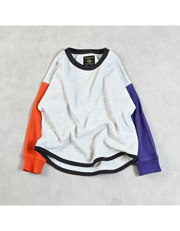 MARKEYS MARKEYS WAFFLE LONG TEE 14COLOR