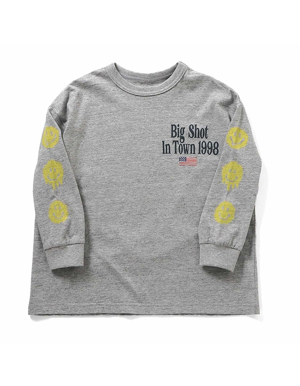 BREEZE KIDS B NEWJACK SLEEVE GRAPHIC LONG T 4COLOR