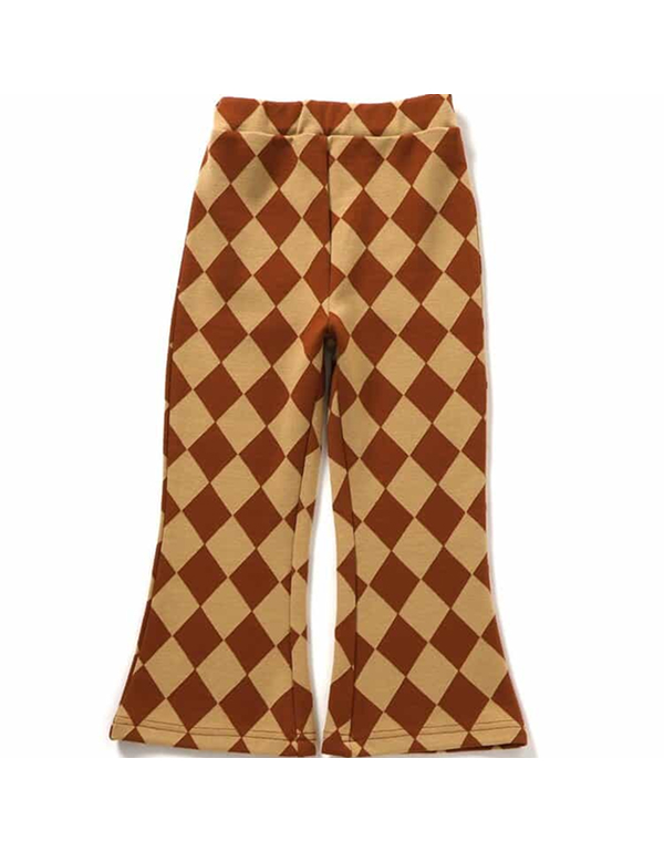 BREEZE KIDS IM JELLY ALL OVER JACQUARD FLARE PANTS 4COLOR