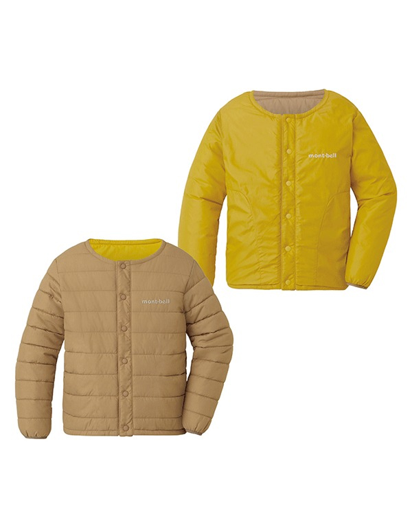 (100-130) MONTBELL KIDS THERMAWRAP ROUND NECK JACKET 3COLOR