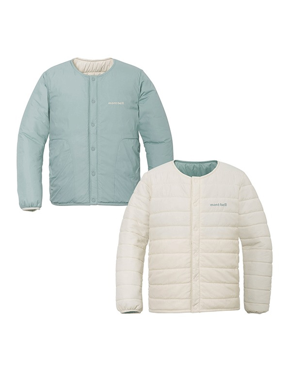 (140-160) MONTBELL KIDS THERMAWRAP ROUND NECK JACKET 3COLOR