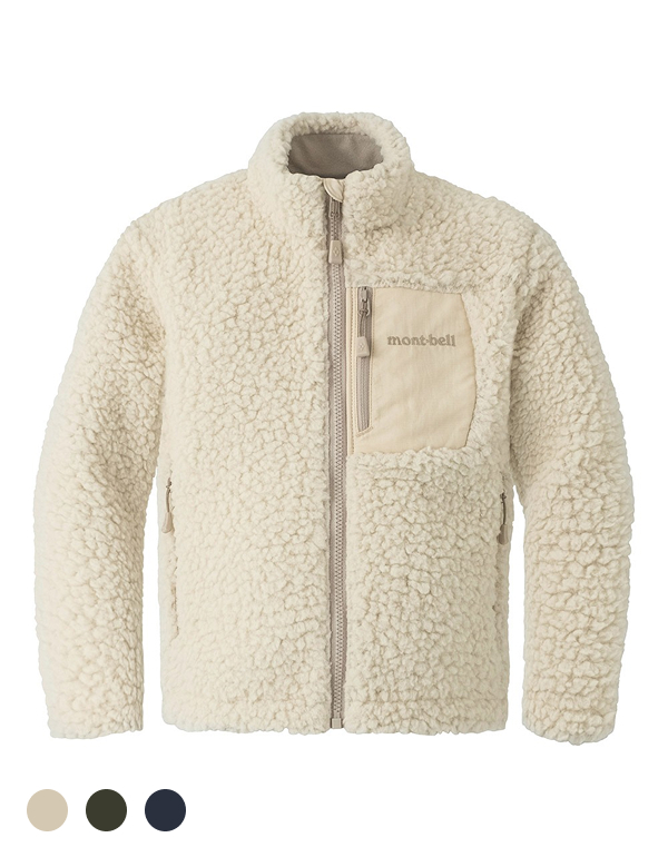 (140-160) MONTBELL KIDS CLIMAPLUS SHEALING JACKET 3COLOR