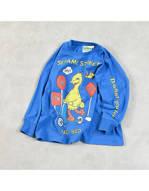 MARKEYS SESAME STREET PRINTED LONG SLEEVE T SHIRT 4COLOR