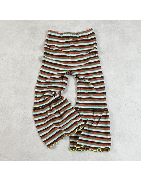 MARKEYS PILED BORDER MERMAID PANTS 4COLOR