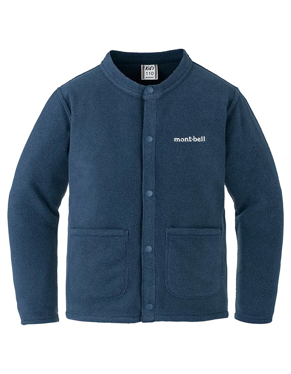 (90-130) MONTBELL KIDS SHAMMY CARDIGAN 2COLOR