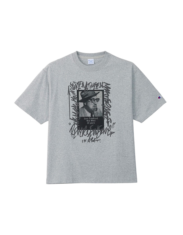 (아울렛) S 사이즈 CHAMPION X YOICHIRO UCHIDA 반팔티셔츠 C8 C312 옥스포드 그레이