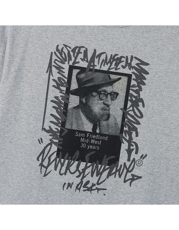 (아울렛) S 사이즈 CHAMPION X YOICHIRO UCHIDA 반팔티셔츠 C8 C312 옥스포드 그레이