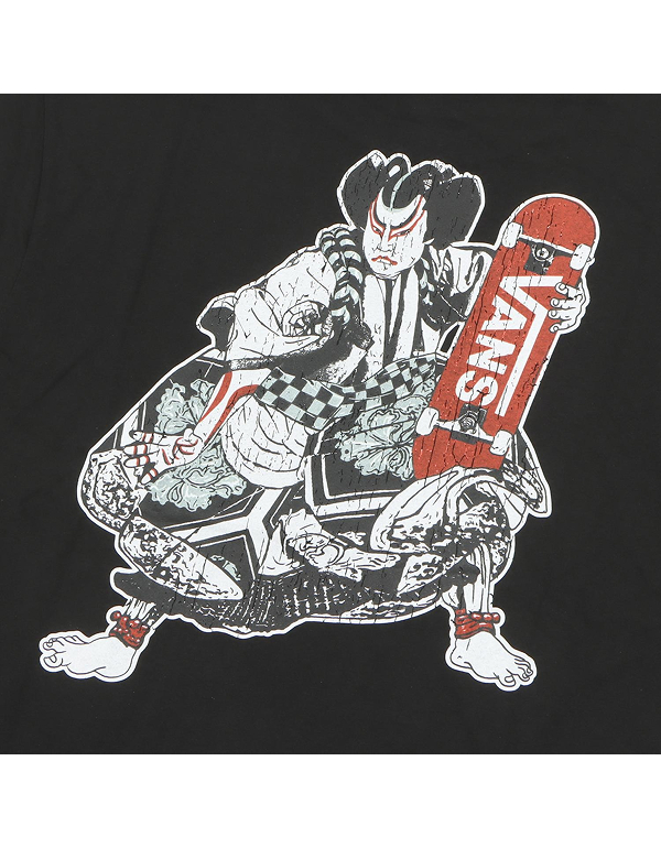 (아울렛) M SIZE VANS X JAPAN CULTURE 반팔 티셔츠 가부키 SS 블랙