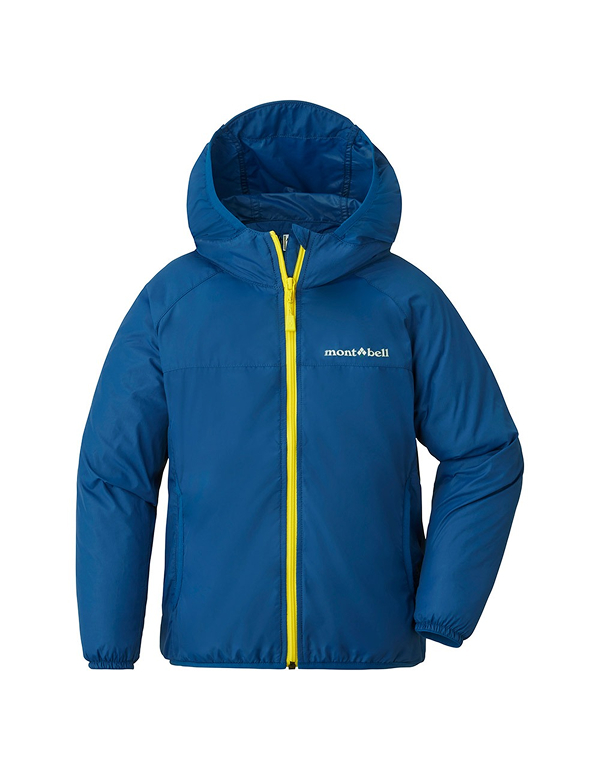 (아울렛) SIZE 120 MONTBELL KIDS 윈드블래스트 파카 블루